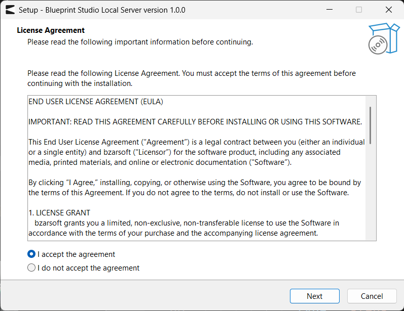 license agreement