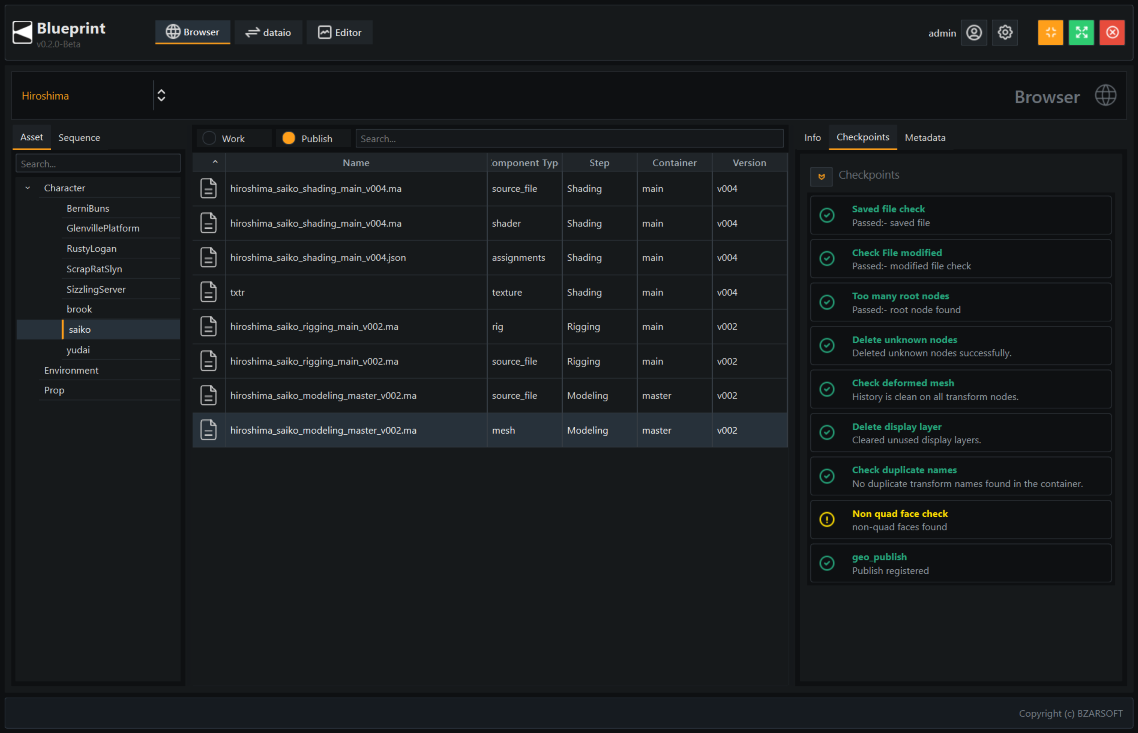 Asset Browser UI