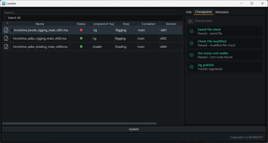 Shot Sync UI